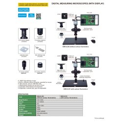 Digitales Messmikroskop (mit Anzeige) - mit Konturbeleuchtung