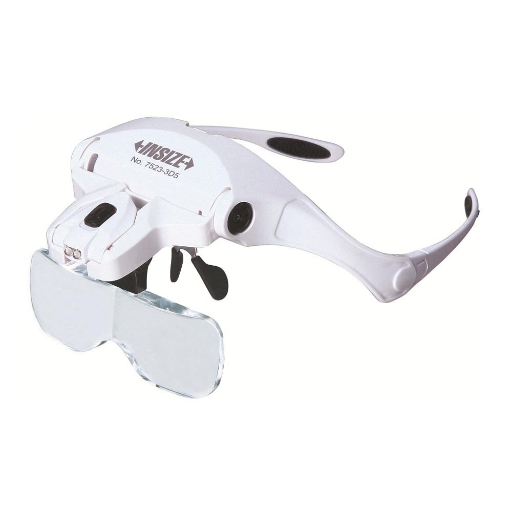 Brille mit Vergrößerungsgläsern