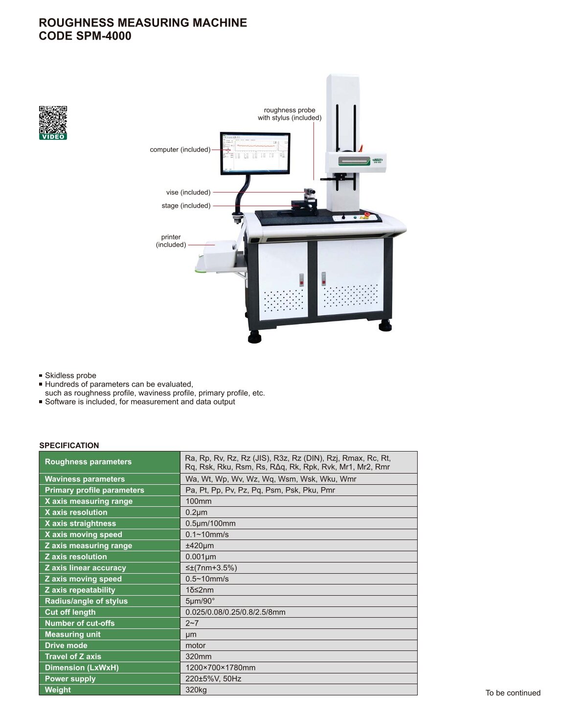 Rauheitsmessmaschine