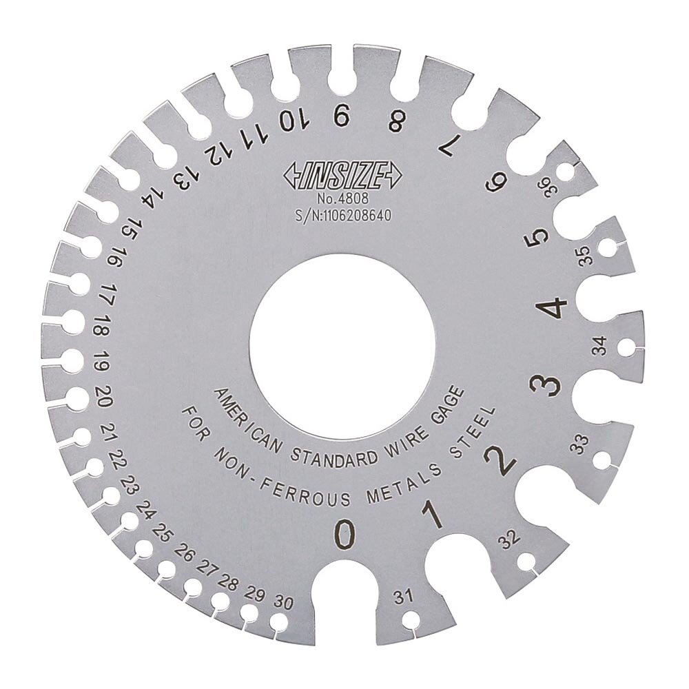 Drahtlehre, American Standard - 0-36mm