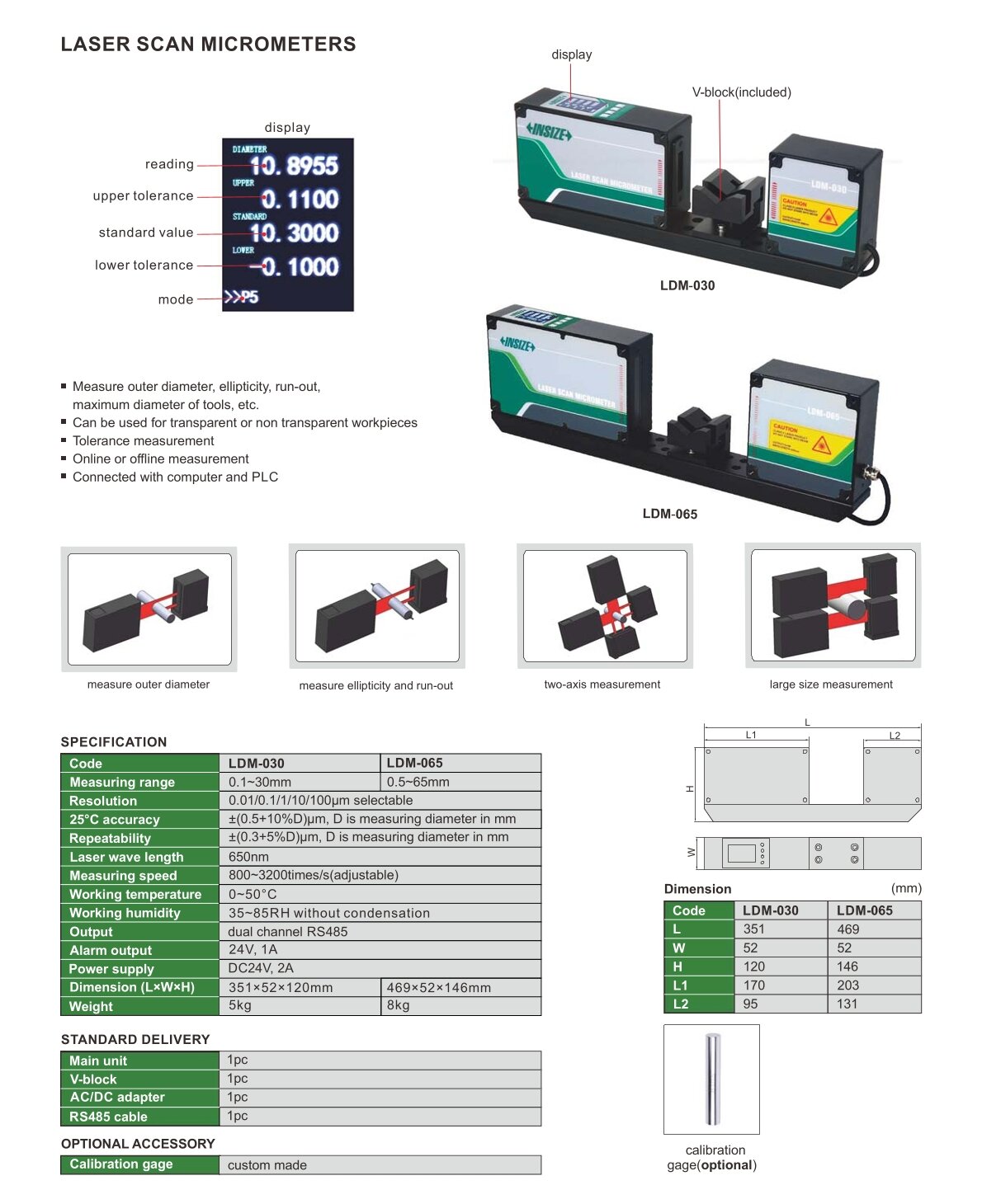 Laser Scan Mikrometer