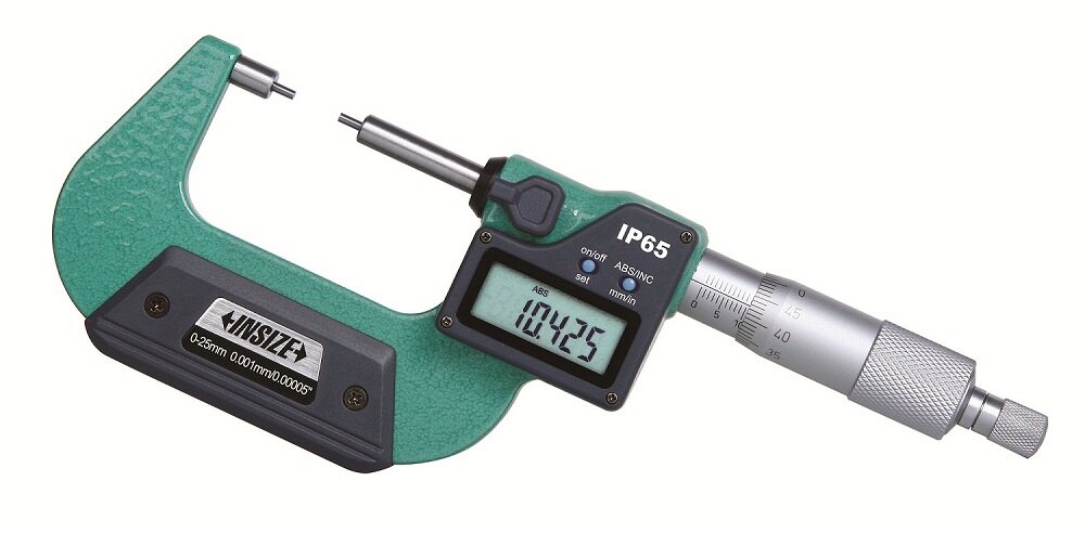 Digital Mikrometer / Bügelmessschraube mit abgesetzen Messflächen