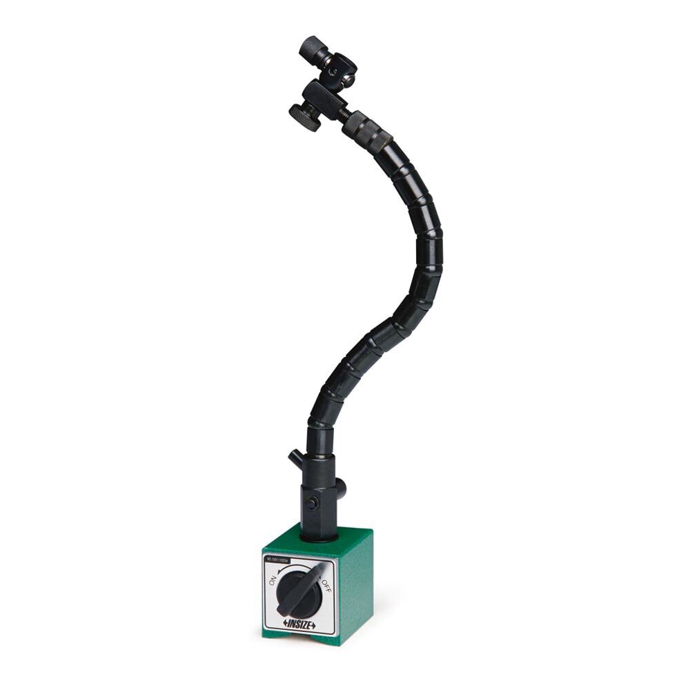 Magnet-Messstativ mit flexiblem Arm - 80kgf - Ø8mm, Ø4mm, 3/8" DIA