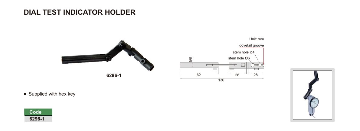 Halter für Fühlhebelmessgeräte
