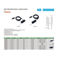 Digital Messtaster mit hoher Pr&auml;zision - 0-12.7mm - vertikal - RS485