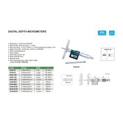 Digital Tiefenmikrometer / Tiefenmessschraube