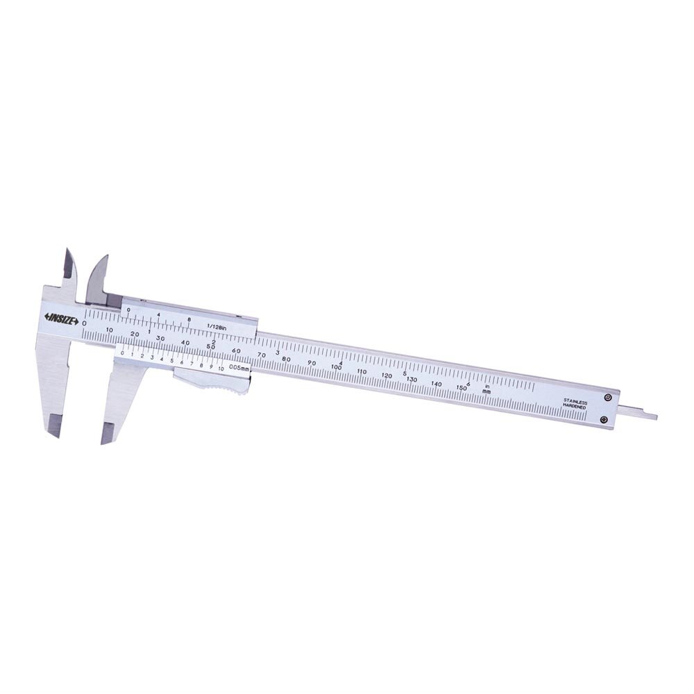 Analog Messschieber / Schieblehre mit Daumenklemme - 0.02mm/0.001" - 0-150mm