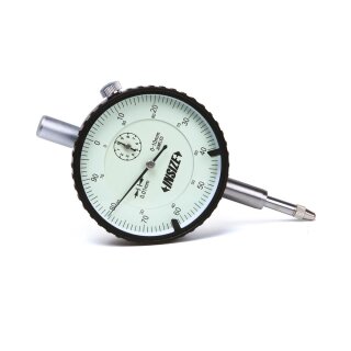 Messuhr (Standardmodell) - 10mm - 0.01mm - flacher R&uuml;cken