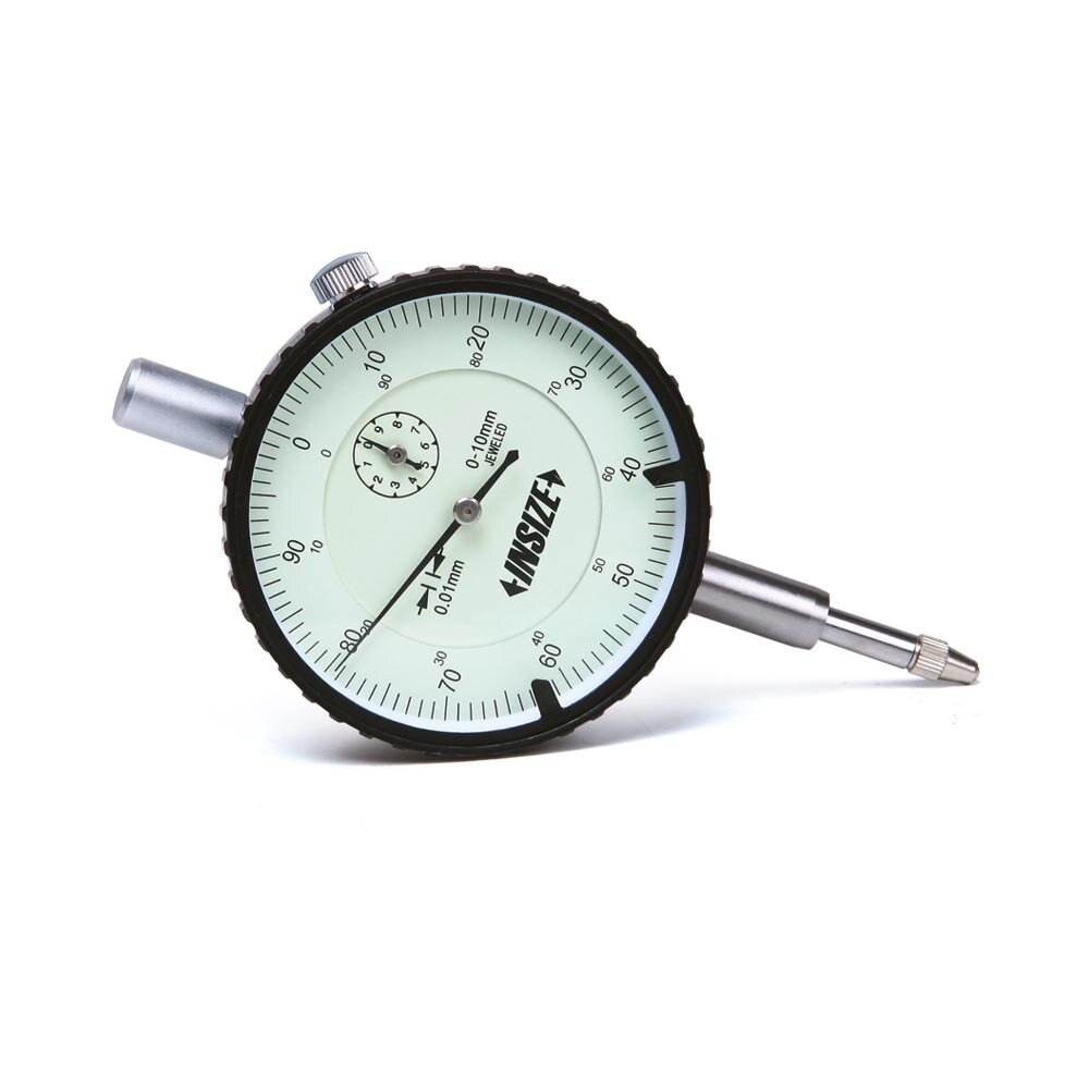 Messuhr (Standardmodell) - 10mm - 0.01mm - flacher Rücken