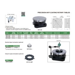 Pr&auml;zisions-Drehtisch, luftgelagert - 320mm