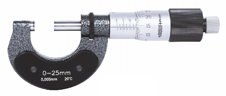 Präzisions-Bügelmessschraube mit 5µm Skalenteilung