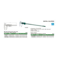 Digital Messschieber mit langen Messschenkeln