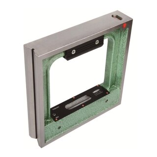 Rahmen-Richtwaage (einfache Ausf&uuml;hrung) - 0.02mm/m (=0.001&deg;) - 200x200mm