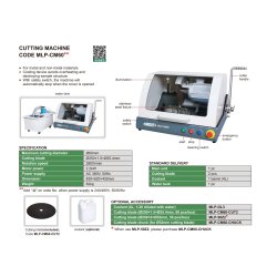 Schneidemaschine f&uuml;r metallische und nichtmetallische Werkstoffe