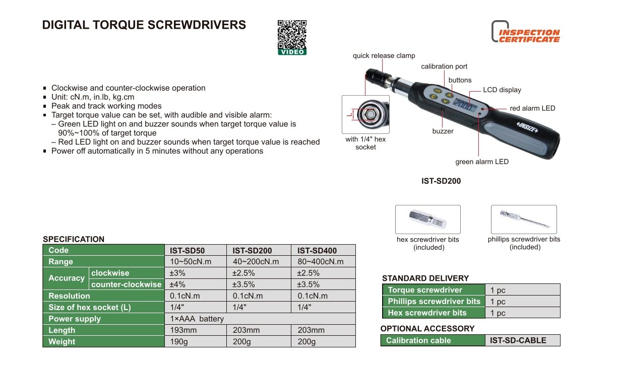 Digitaler Drehmoment Schraubendreher