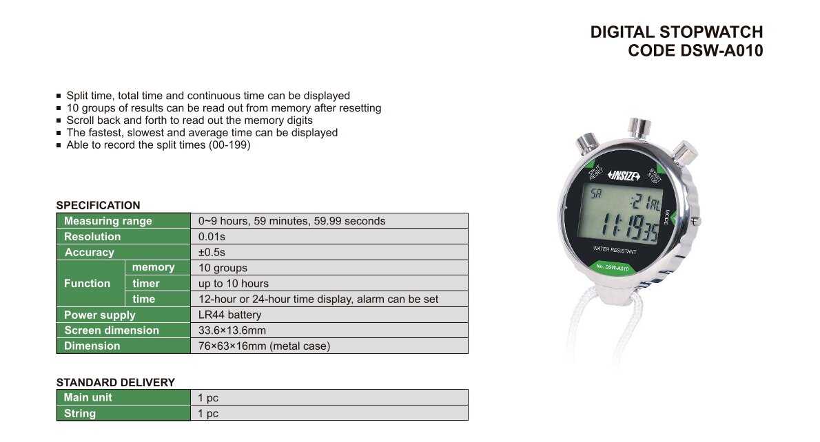 Digital Stoppuhr