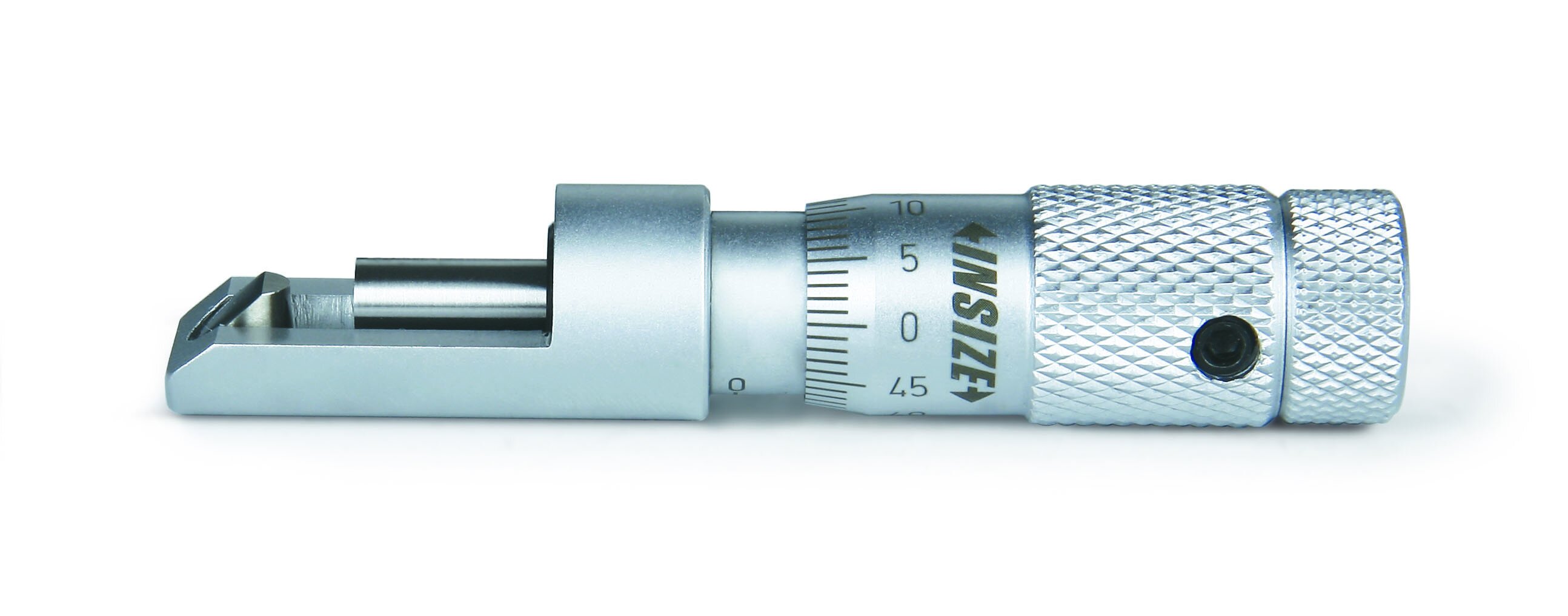 Mikrometer / Bügelmessschraube mit kleinem Bügel zum Messen von Dosen-Nähten