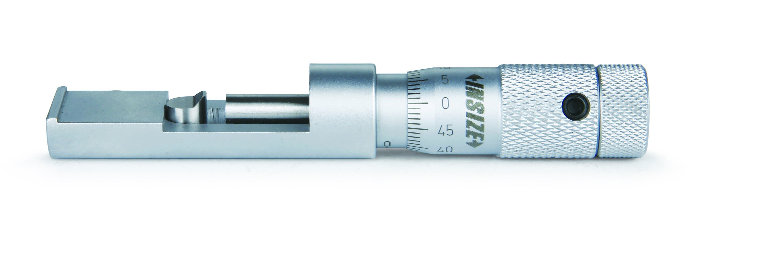 Mikrometer / Bügelmessschraube mit kleinem Bügel zum Messen von Dosen-Nähten