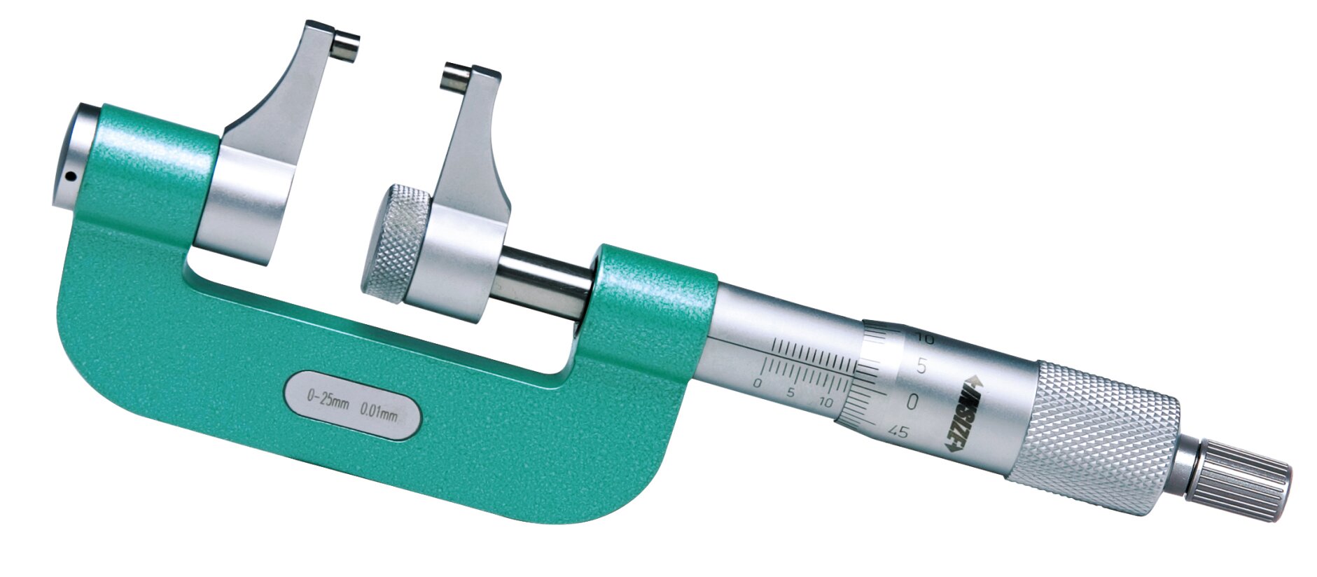 Mikrometer / Bügelmessschraube mit Messschnäbeln