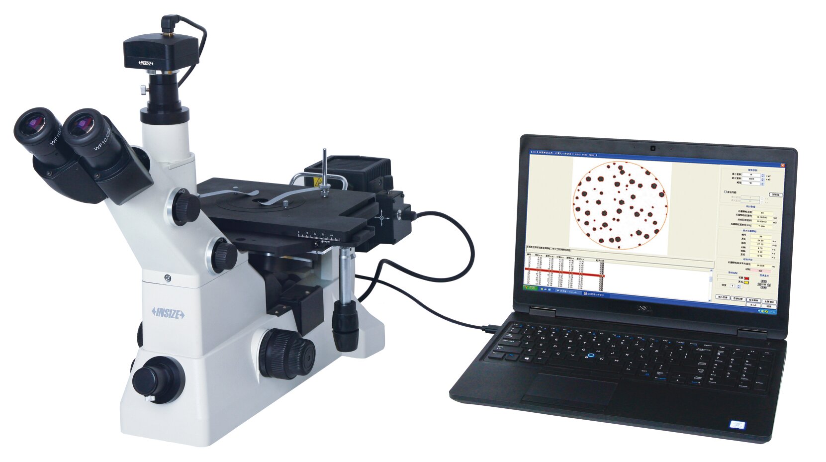 USB-Kamera und Software für metallurgische Analyse