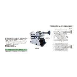 Universal Präzisions-Schraubstock - 0-80mm