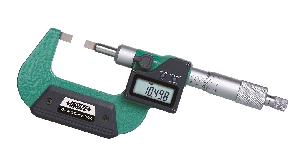 Digital Mikrometer / Bügelmessschraube mit Messerschneiden