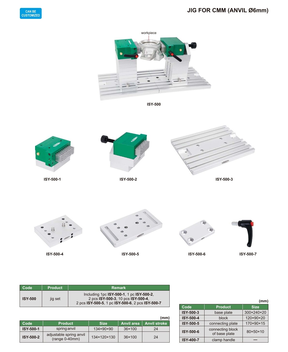 Montageblock - 120x90x20mm