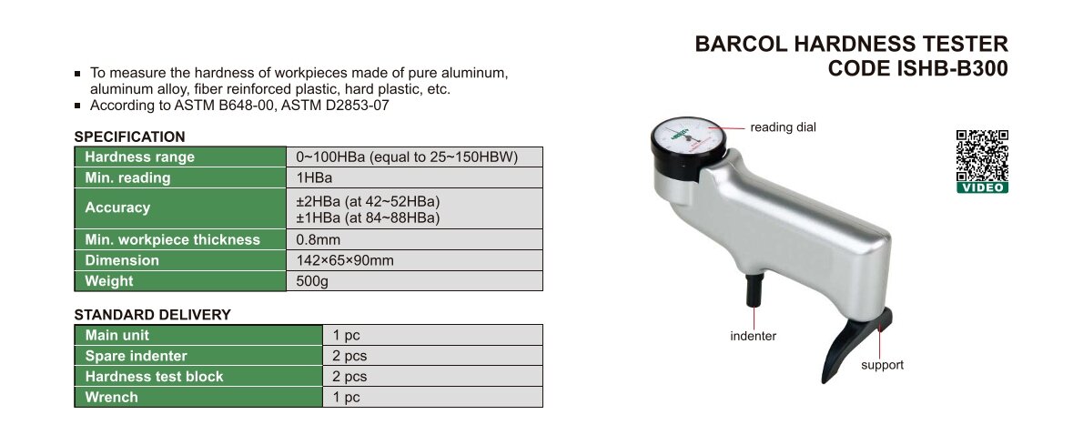 Barcol-Härteprüfer