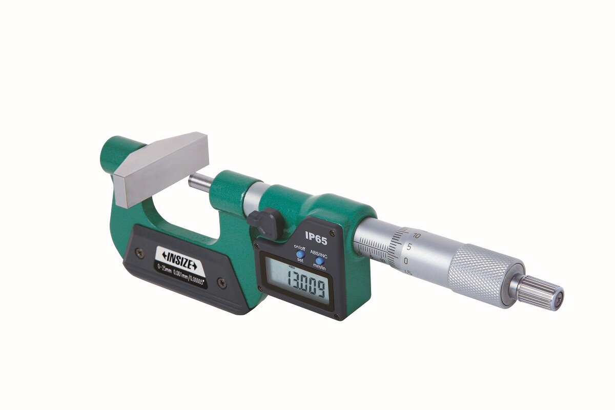 Digital Mikrometer / Bügelmessschraube mit großem Amboß