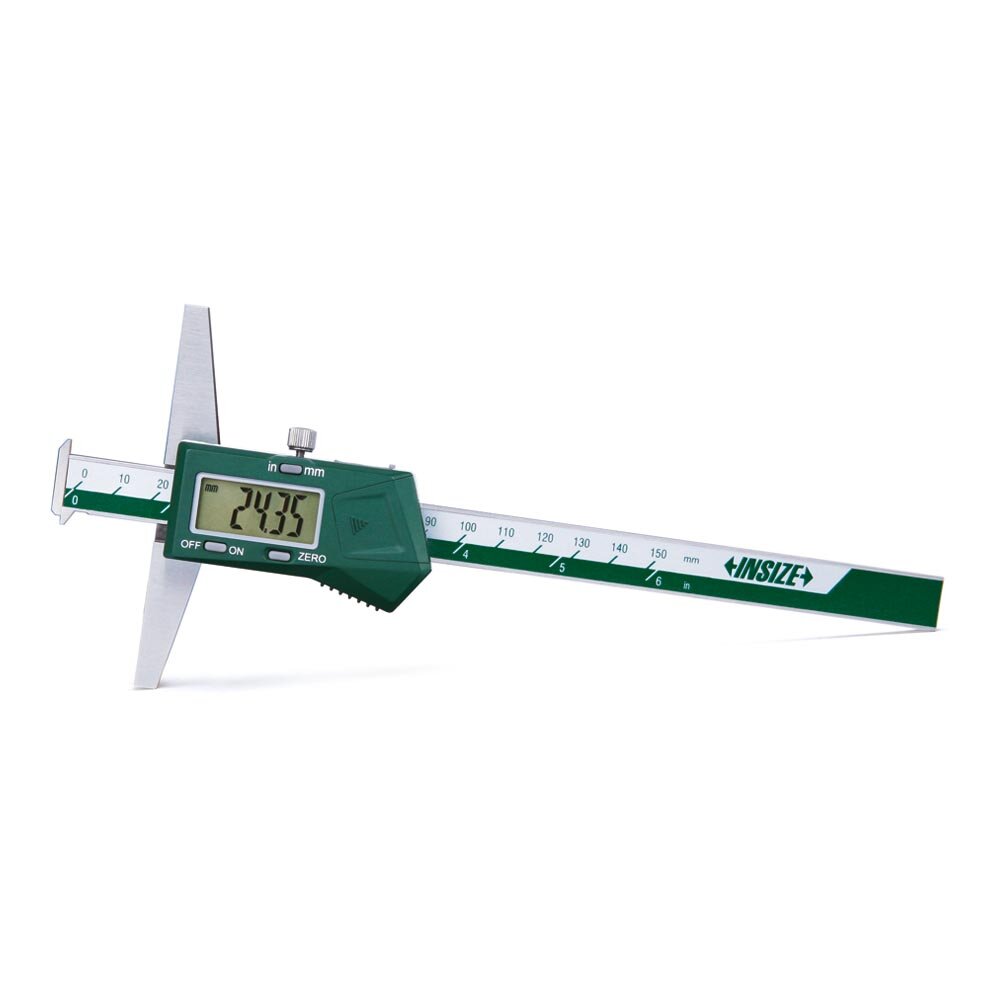 Digital Tiefenmessschieber mit Doppelhaken - mit Datenschnittstelle - 0-150mm - 100mm