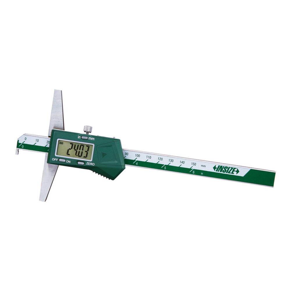 Digital Tiefenmessschieber mit Haken - mit Datenschnittstelle - 0-150mm - 100mm