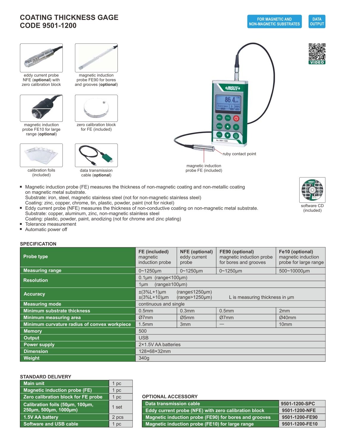 Schichtdickenmessgerät - 0.1µm
