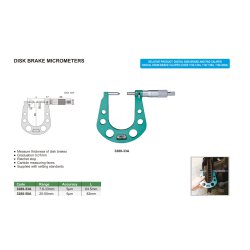 Mikrometer / B&uuml;gelmessschraube f&uuml;r Bremsscheiben