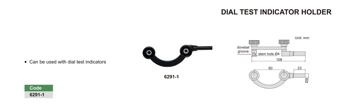 Zentrierhalter für Fühlhebelmessgeräte