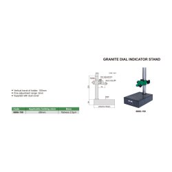 Feinmesstisch aus Granit - Ø8mm