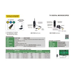 Digital Mikroskop, TV, 10x - 200x (17" TV), Drahtlos