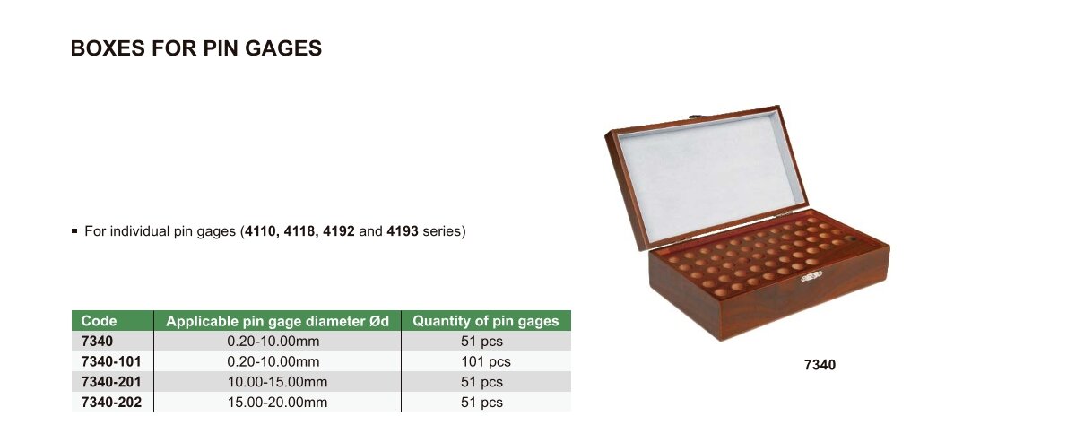 Holzbox für Prüfstifte - 0.20-10.mm - 51