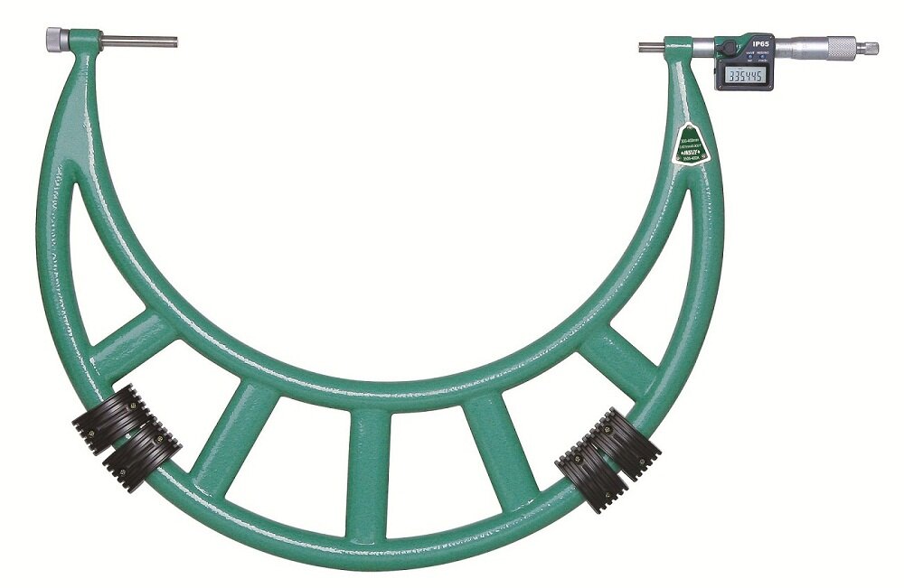 Digital Mikrometer / Bügelmessschraube mit wechselbaren Ambossen