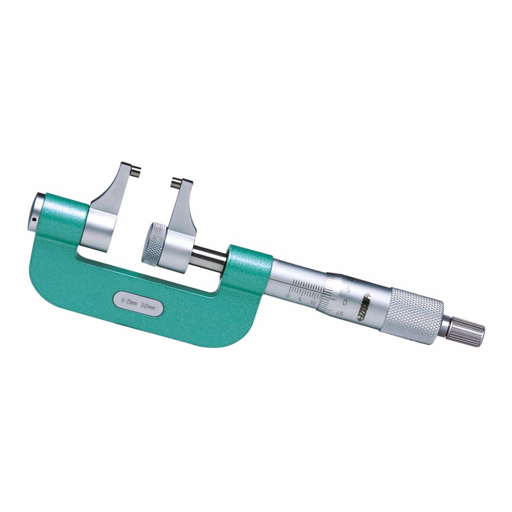 Mikrometer / Bügelmessschraube mit Messschnäbeln - 25-50mm