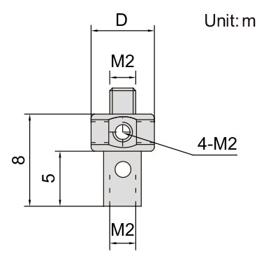 Mehrweg-Tastarmbasen für CMM (Taktile Koordinatenmessmaschine)