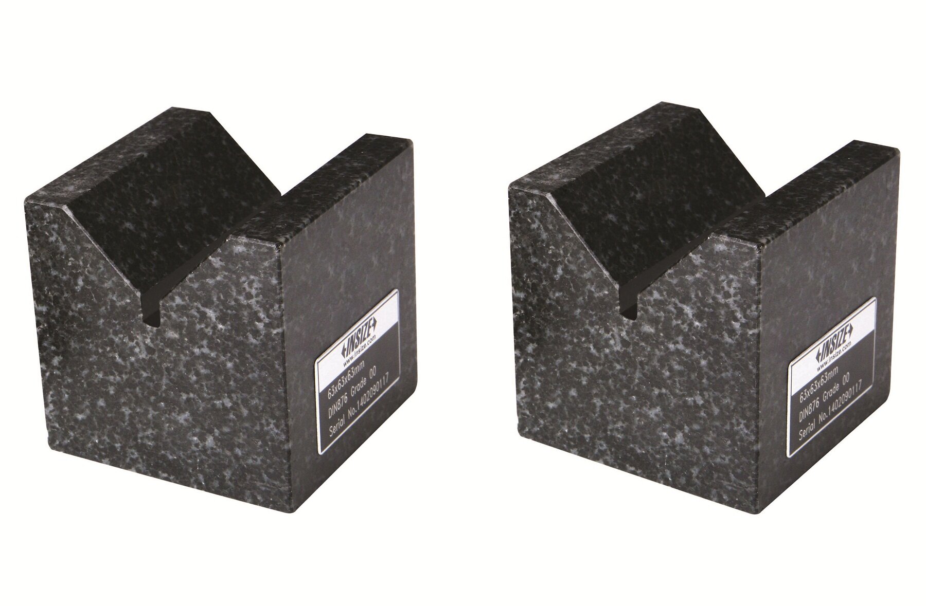 V-Prisma aus Granit, Paar