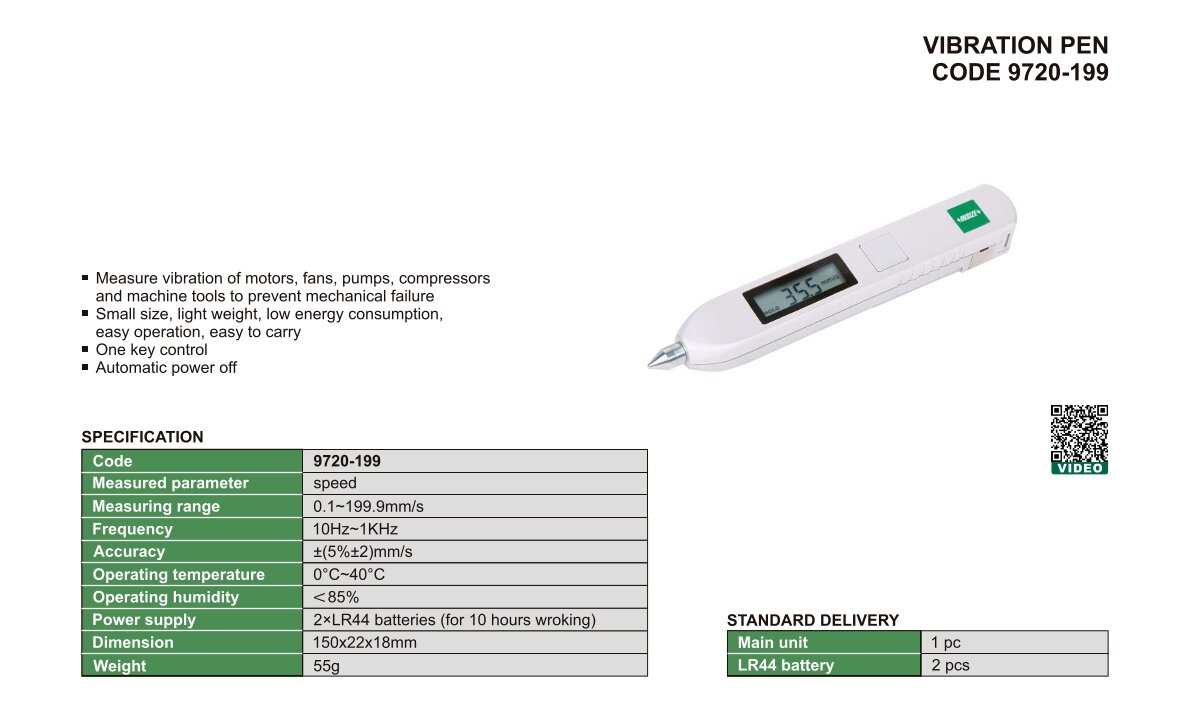 Stift-Vibrationsmessgerät