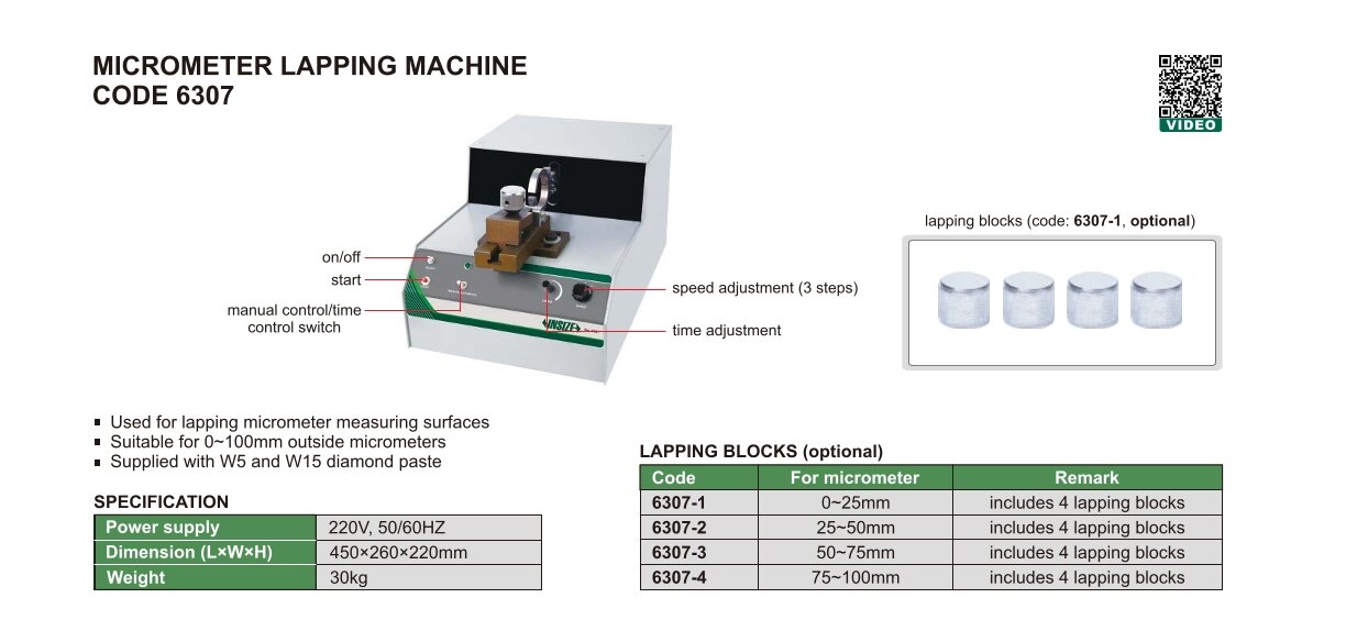 Mikrometer-Läppmaschine