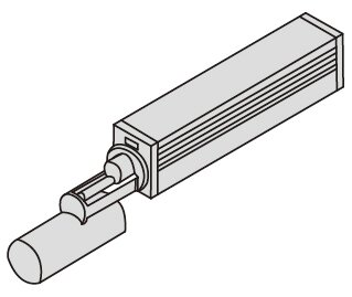 Halterung für zylindrische Flächen