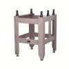 Untergestell f&uuml;r Mess- und Kontrollplatten aus Granit - Niedrige St&auml;nder - 800x500x100mm - 775-800mm