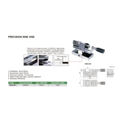 Sinus-Tisch mit Präzisions-Schraubstock - 0-80mm -...