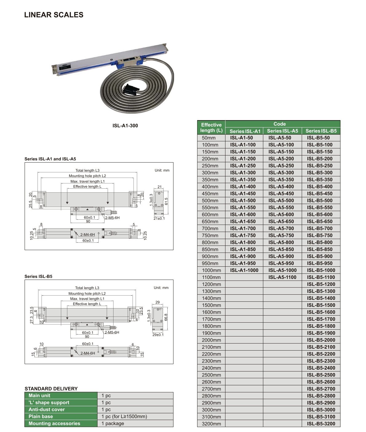 Digitales Messsystem, Linear Scale