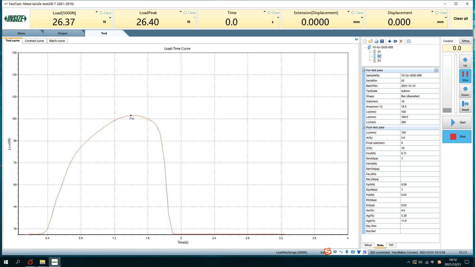 Universal-Matrialprüfmaschine