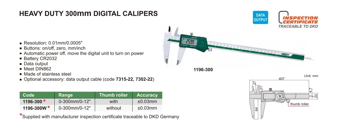 Digital Messschieber (robuste Ausführung)