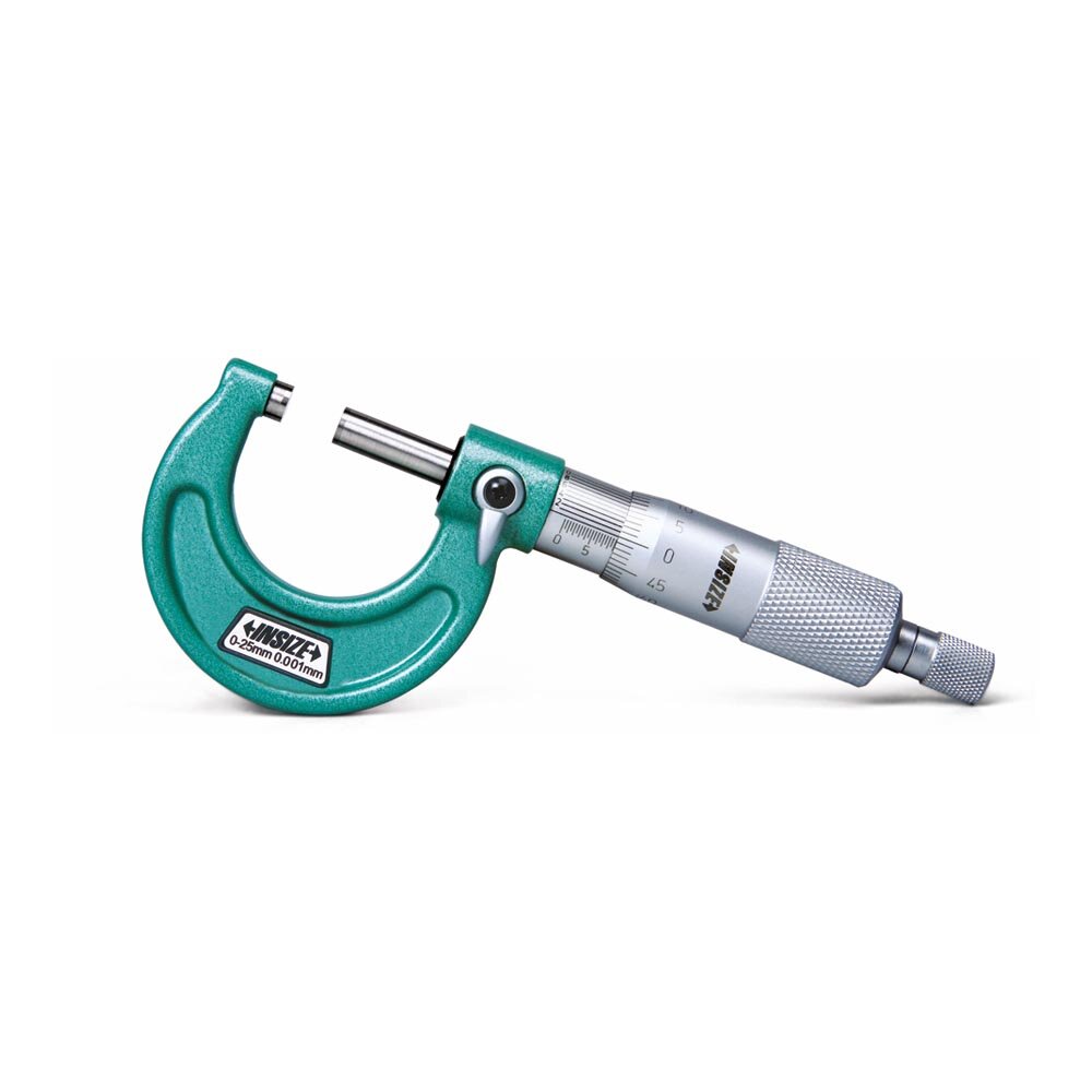 Mikrometer / Bügelmessschraube mit 1µm Skalenteilung - Ratschenanschlag Typ - 25-50mm